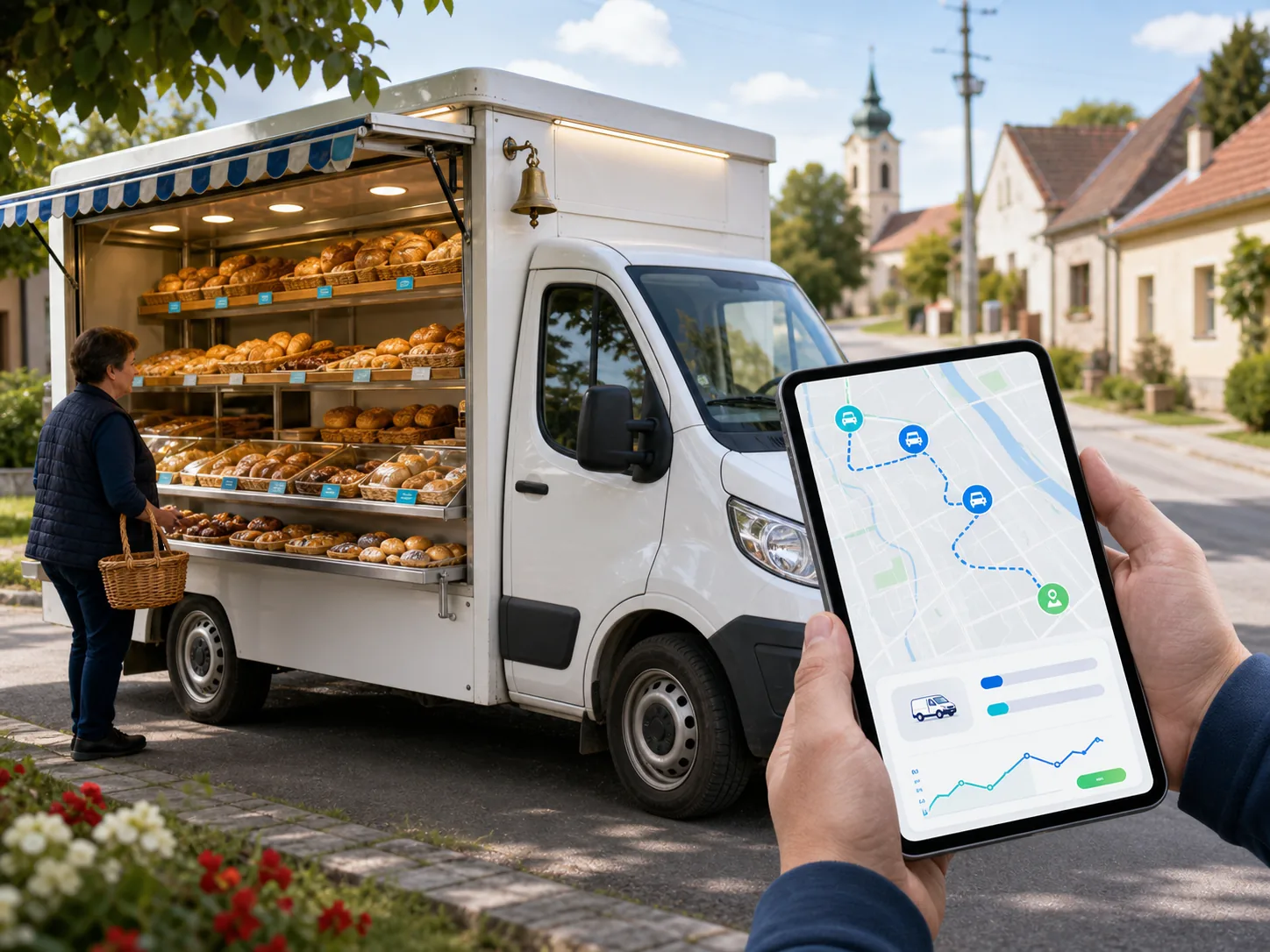 Kapuvári mozgóbolt és valós idejű flottakövetés mobilon